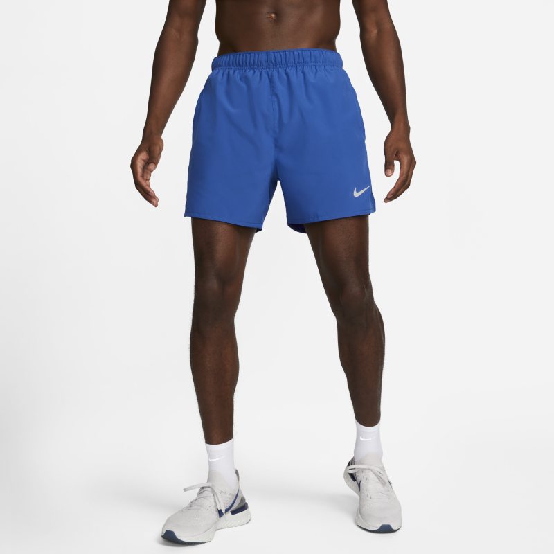 Nike's Men's Moisture Wicking Challenger Brief Lined Shorts Royal Blue Small