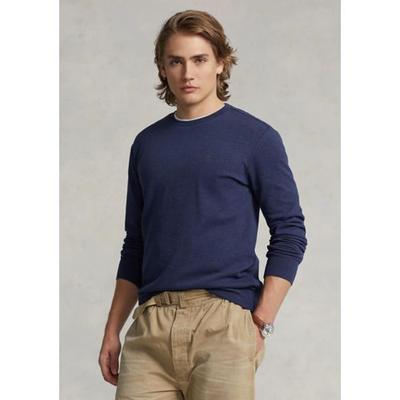 Polo Ralph Lauren Men's Crew Neck Pullover Spring Navy Blue Heather XXL