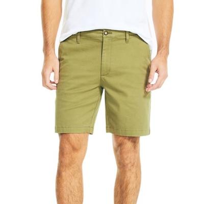 Nautica Classic-Fit 8 5 Stretch Chino Flat Front Deck Shorts Olive Green 32