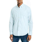 Nautica Mens Classic Fit Button Down Shirt Blue 2XL