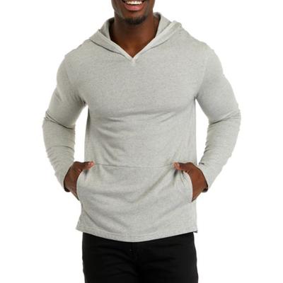 Kenneth Cole Men's Slim fit Pullover Hoodie  Light Grey Large