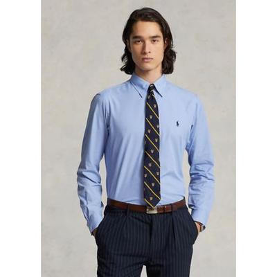 Polo Ralph Lauren Mens Classic Fit Button Down Dress Shirt Blue Small