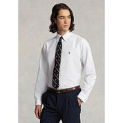 Polo Ralph Lauren Mens Classic fit Long Sleeve Button-Up Shirt Small White Solid