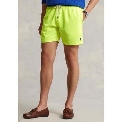 Polo Ralph Lauren Men's 5.75" Traveler Swim Trunks Lemon Crush Small