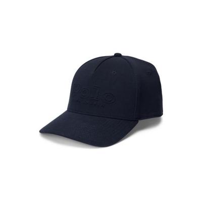 Polo Ralph Lauren Men's Double Knit Jacquard Ball Cap Baseball Hat Navy Blue