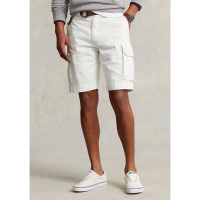 Polo Ralph Lauren Men's 10.5 Inch Relaxed Fit Twill Cargo Shorts Deckwash White 40"