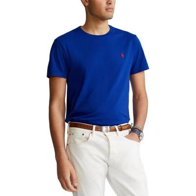 Polo Ralph Lauren Men's Classic Fit Jersey Crewneck T Shirt Sapphire Star 2XL