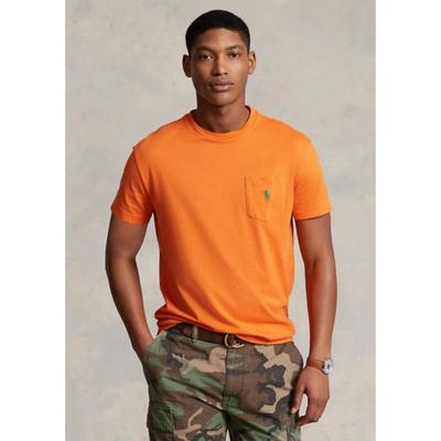 Polo Ralph Lauren Men's Classic Fit Pocket Short Sleeve T Shirt Green Medium
