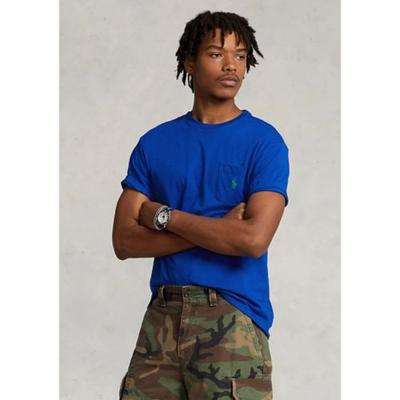 Polo Ralph Lauren Men's Classic Fit Pocket Short Sleeve T Shirt Blue2XL