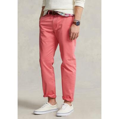 Polo Ralph Lauren Men's Stretch Straight Fit Chino Pants Pale Red 33 x 30