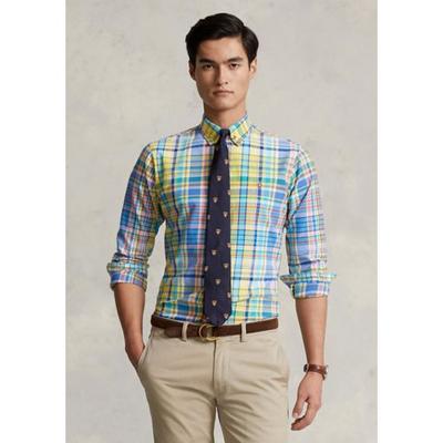 Polo Ralph Lauren Mens Classic Fit Oxford Button Down Shirt Blue Small