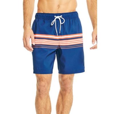 Nautica Men Regular fit Swim Trunks Swimwear Small / 4.5 Blue Striped