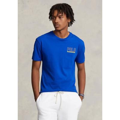 Polo Ralph Lauren Mens Logo Crewneck Short Sleeve T Shirt Blue Small