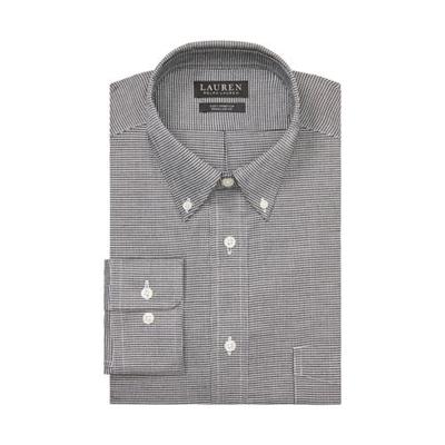 Lauren Ralph Lauren Mens UltraFlex Untuck Button Down Shirt Black Small