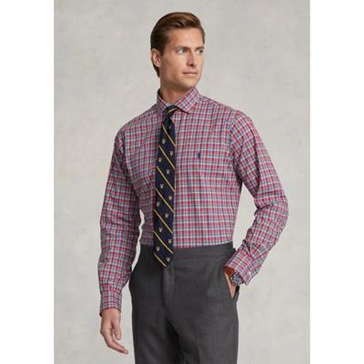 Polo Ralph Lauren Men's Plaid Stretch Button Down Shirt Red Yellow 2XL