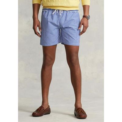 Polo Ralph Lauren Mens Regular fit Swim Trunks Swimwear XXL Blue Check
