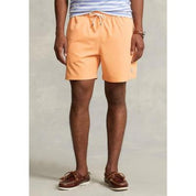 Polo Ralph Lauren Men's 5.75" Traveler Classic Swim Trunks Orange Small