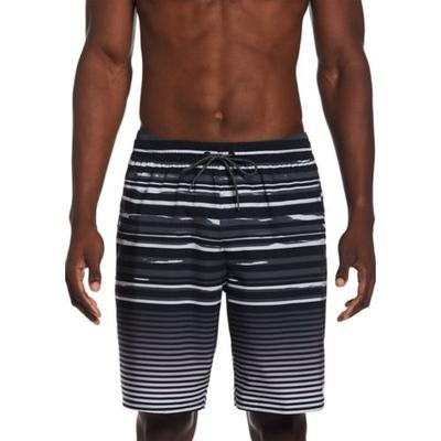Nike's Fade Stripe Breaker 9' Volley Swim Shorts Black Small