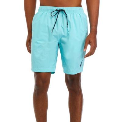 Nautica Mens Regular fit Swim Trunks Swimwear XXL Blue Solid