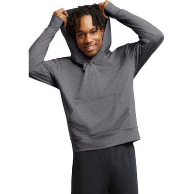 Champion Men's All Day Quarter Zip Sweatshirt Hoodie Railroad Grey Medium