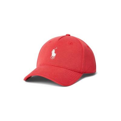 Polo Ralph Lauren Mens Ponte Ball Cap Starboard Red Baseball Hat Adjustable