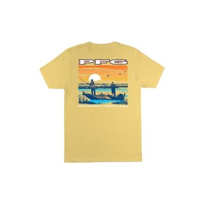 Columbia Mens Grepor PFG Regular Fit Short Sleeve T Shirt Sunlit XL