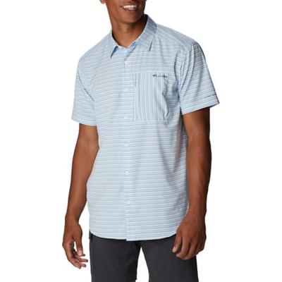 Columbia Mens Twisted Creek III Short Sleeve Shirt Blue 2XL