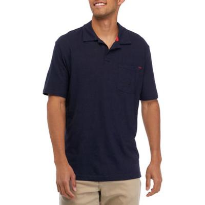 Nautica Sustainably Crafted Classic Fit Short Sleeve Polo Shirt Blue Large