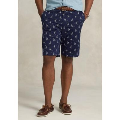 Polo Ralph Lauren Men's Big Tall Classic Fit Boat Chino Shorts Blue 52 Big
