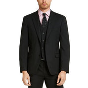 Alfani Mens Slim fit Suit Jacket Blazer 46 L Black Solid Stretch