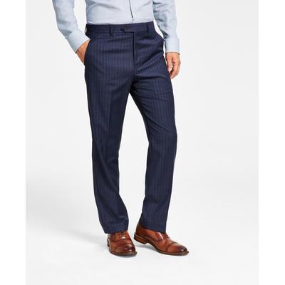Lauren Ralph Lauren Mens Classic Fit UltraFlex Suit Pants Blue Pinstripe 36 x 34