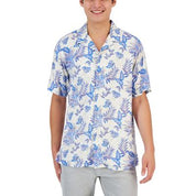 Mens Club Room White Small Print Shirt