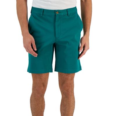 Club Room Men's Regular Fit 9 Inseam 4 Way Stretch Shorts Shady Glade Green 32