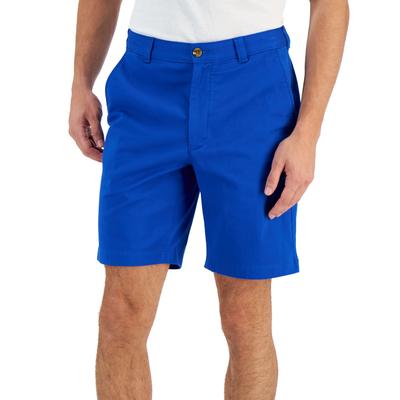 Club Room Men's Regular Fit 9 4 Way Stretch Shorts Hyper Blue 42