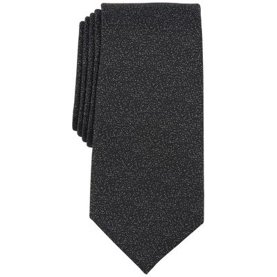 Alfani Mens Millard Slim Mini-Neat Tie Black OS