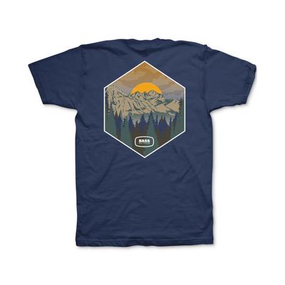 Bass Outdoor Men's Graphic Tshirt Navy Small