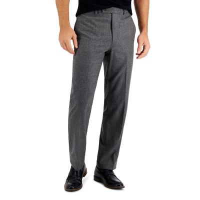 Lauren Ralph Lauren Mens Wool Flannel Classic Fit Pants Grey Black Plaid 34 x 32