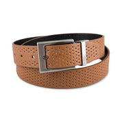 Alfani Men's Reversible Perforated Belt, Tan Black