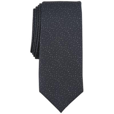 Alfani Men's Garfield Mini Pattern Tie Black Necktie