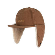 Levi's Men's Corduroy Sherpa Hunter Hat Tan