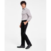 Alfani Men Slim fit Dress Pants 34 / 32 Black Solid