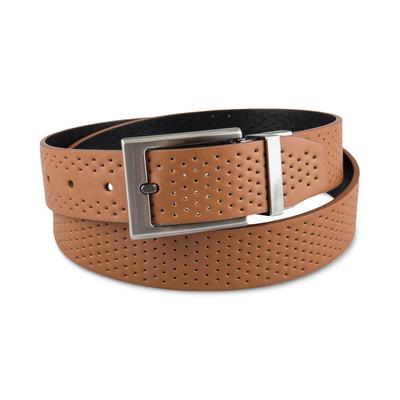 Alfani Men's Reversible Perforated Belt Brown Black Small