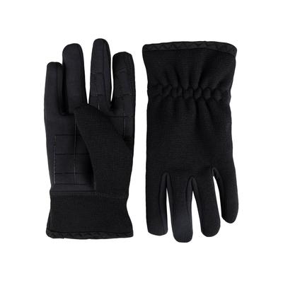 Levi's Men's Touchscreen Stretch Palm Heathered Knit Gloves Black XL