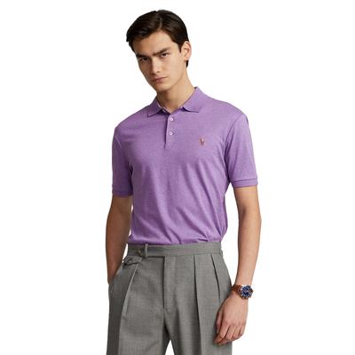 Polo Ralph Lauren Mens Classic Fit Cotton Polo Shirt Wisteria Heather Purple XXL