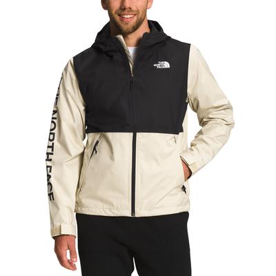 The North Face Printed Novelty Millerton Jacket Gravel Black  Beige Xxl