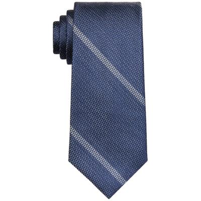 Michael Kors Men's Classic Navy Blue Tie Spaced Out Design  Necktie