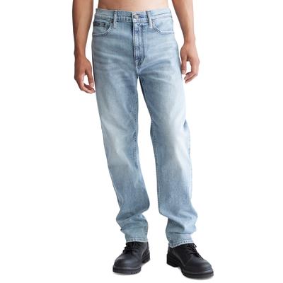 Calvin Klein Men's Standard Straight Fit Stretch Jeans Blue Limelight 36 x 32