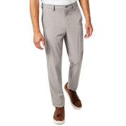 Calvin Klein Mens Slim fit Dress Pants 34 / 34 Light Grey Solid