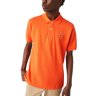 Lacoste Men's Classic Fit Polo Shirt BRNOVERFLW Orange Medium
