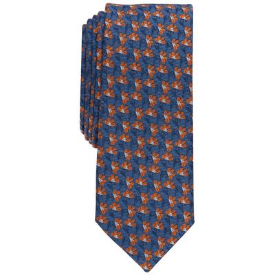 Bar III Men's Monaco Skinny Denim Blue Tie One Size Necktie